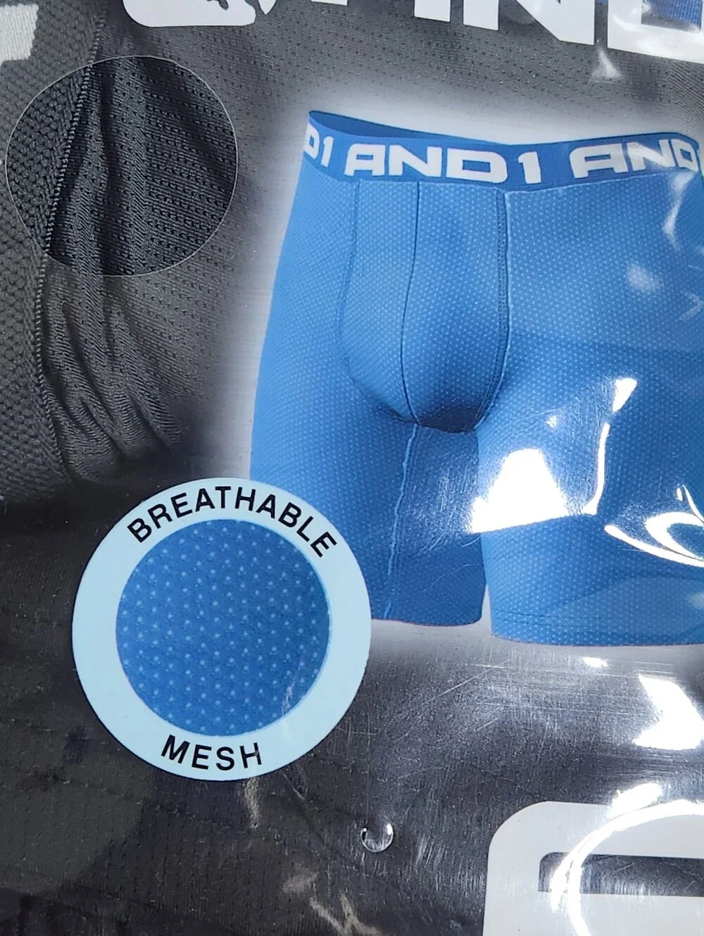 AND1 BREATHE PERFORMANCE BOXER BRIEFS